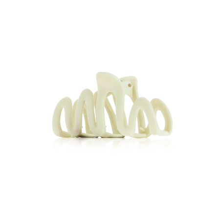 Grande pince zigzag Blanche