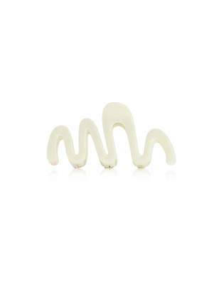 Grande pince zigzag Blanche