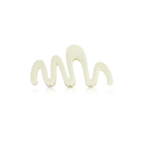 Grande pince zigzag Blanche