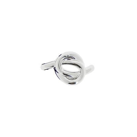 Élastique cheveux métal argent