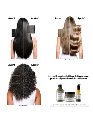 Huile réparatrice Absolut Repair Molecular – nutrition, anti-frisottis, brillance Huile réparatrice Absolut Repair Molecular – nutrition, anti-frisottis, brillance