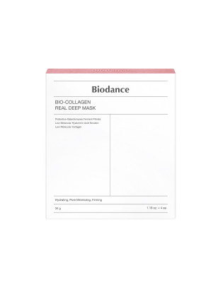 Masque visage Bio Collagen Real Deep - hydratation, pores, élasticité