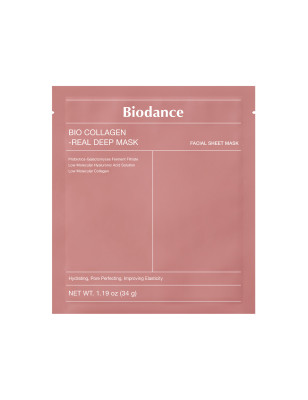 Masque visage Bio Collagen Real Deep - hydratation, pores, élasticité Masque visage Bio Collagen Real Deep - hydratation, pores, élasticité