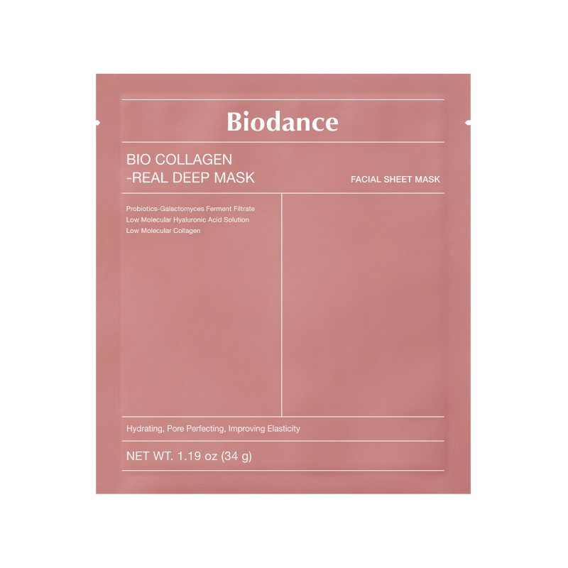 Masque visage Bio Collagen Real Deep - hydratation, pores, élasticité Masque visage Bio Collagen Real Deep - hydratation, pores, élasticité