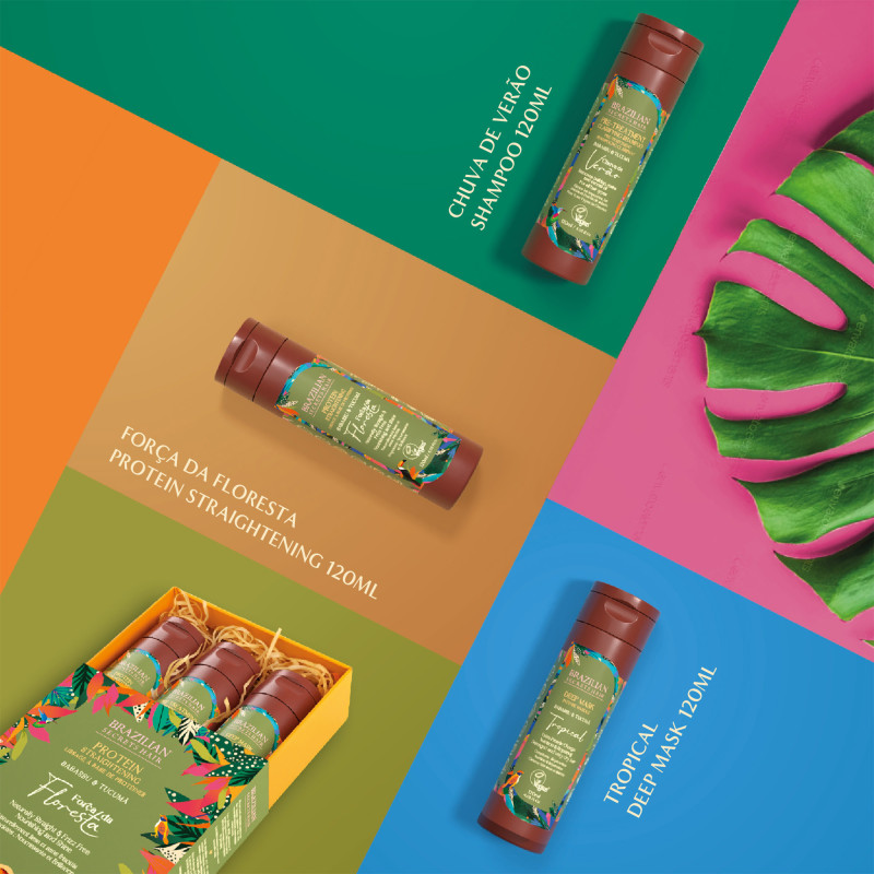 Kit lissage à la protéine Força da Floresta Kit lissage à la protéine Força da Floresta