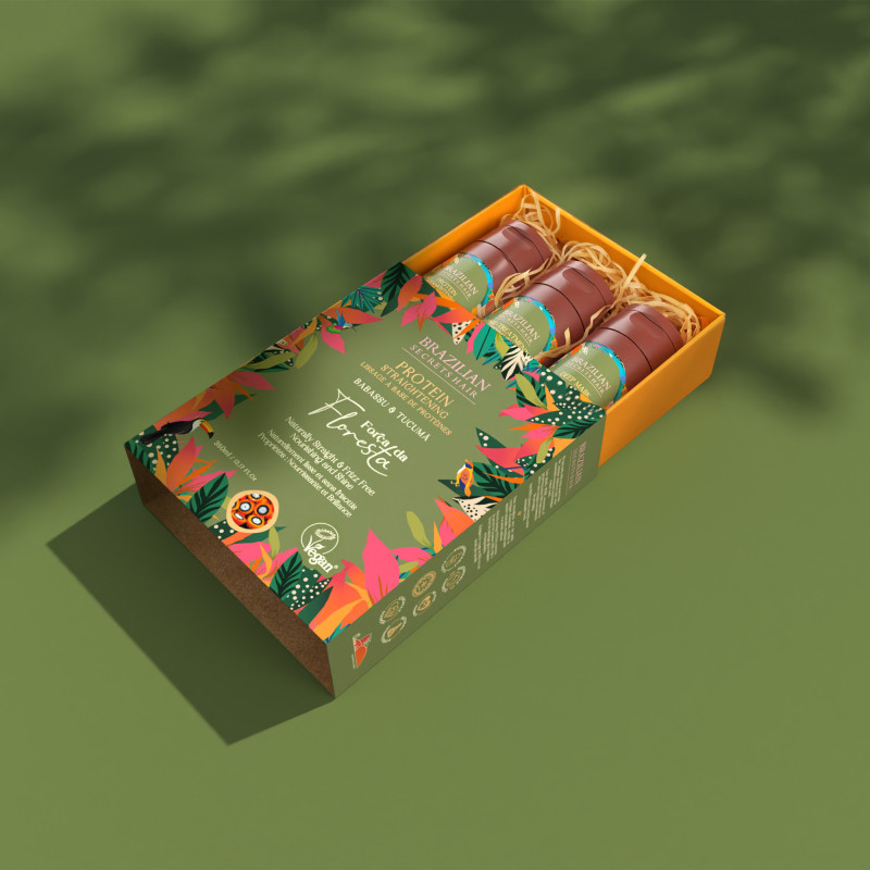 Kit lissage à la protéine Força da Floresta Kit lissage à la protéine Força da Floresta