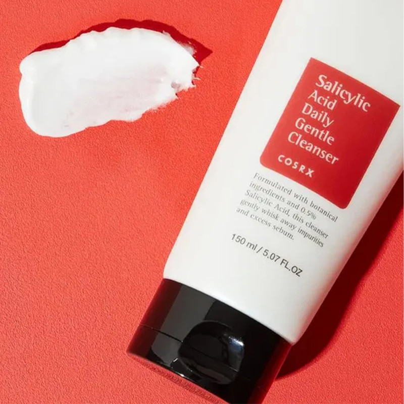 Mousse nettoyante douce à l'acide salicylique