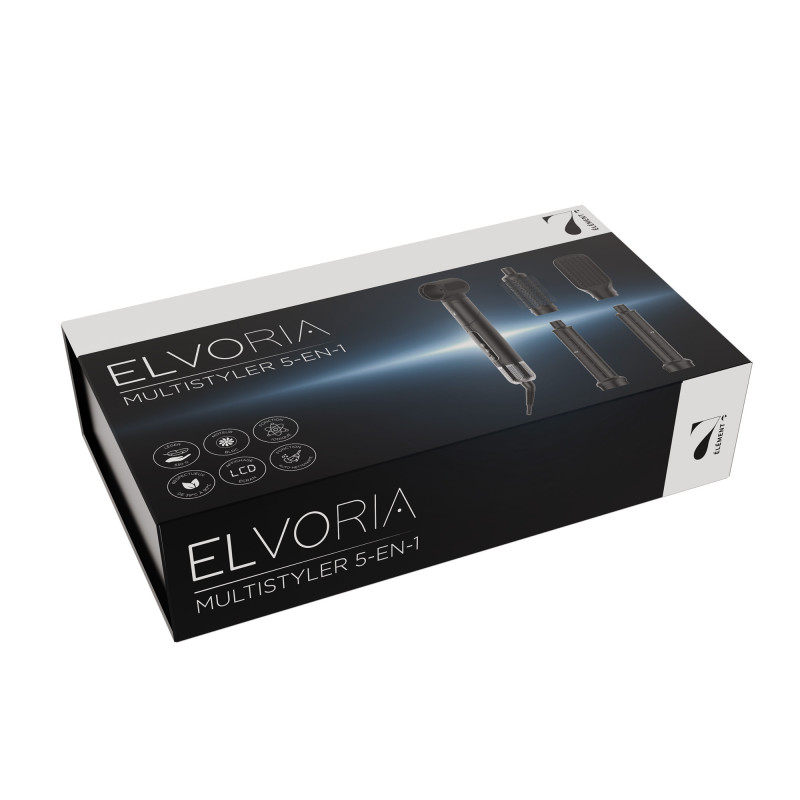 Multistyler 5-en-1 Elvoria - volume, lissage, boucles durables Multistyler 5-en-1 Elvoria - volume, lissage, boucles durables