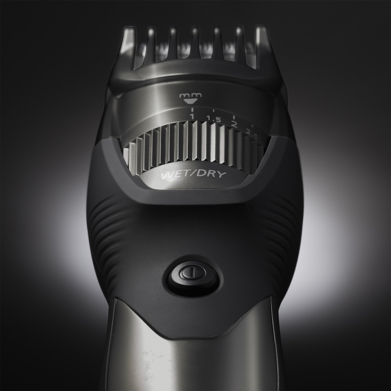 Tondeuse barbe ER-GB44 Noire - coupe précise, usage Wet & Dry, autonomie 60min