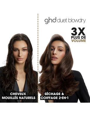 Brosse Soufflante 2-en-1 ghd Duet Blowdry Noir