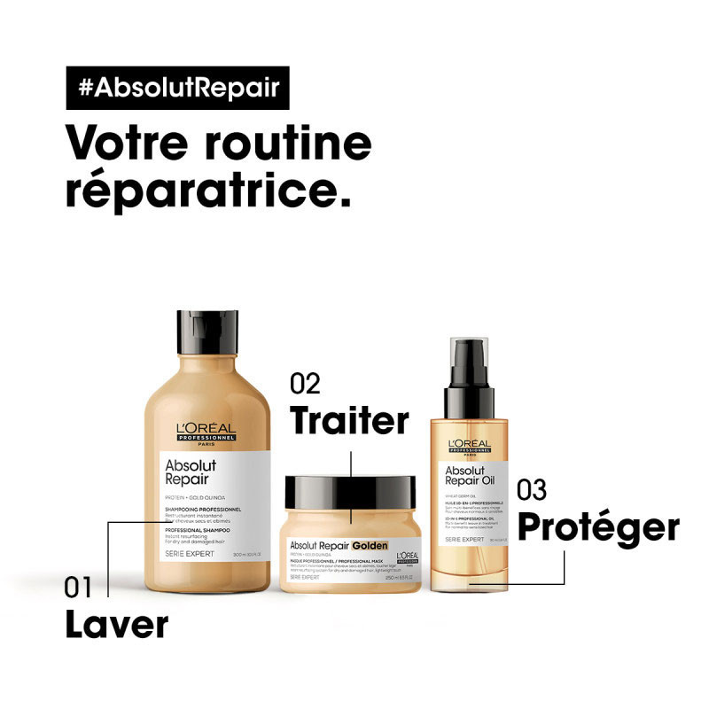Shampoing restructurant Absolut Repair Gold Shampoing restructurant Absolut Repair Gold