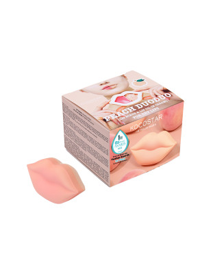 Duo gommage et huile crèmeuse lèvres Peach Duoduo