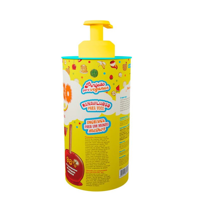 Crème coiffante Cachinho Feliz Salada de Fruta - démêle et active les boucles Crème coiffante Cachinho Feliz Salada de Fruta - démêle et active les boucles