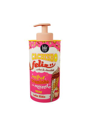 Crème coiffante Cachinho Feliz Chocolate - nutrition intense et boucles définies
