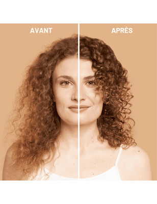 Masque cheveux ondulés, bouclés - nutrition, brillance, protection