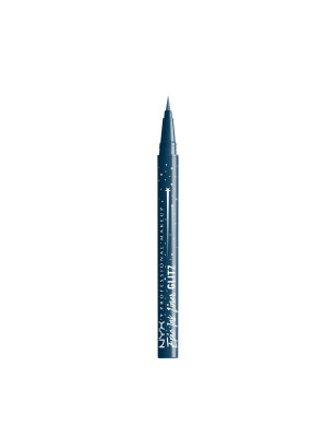 Eyeliner EPIC INK GLITZ Denim Dazzle - précision, éclat bleu métallique