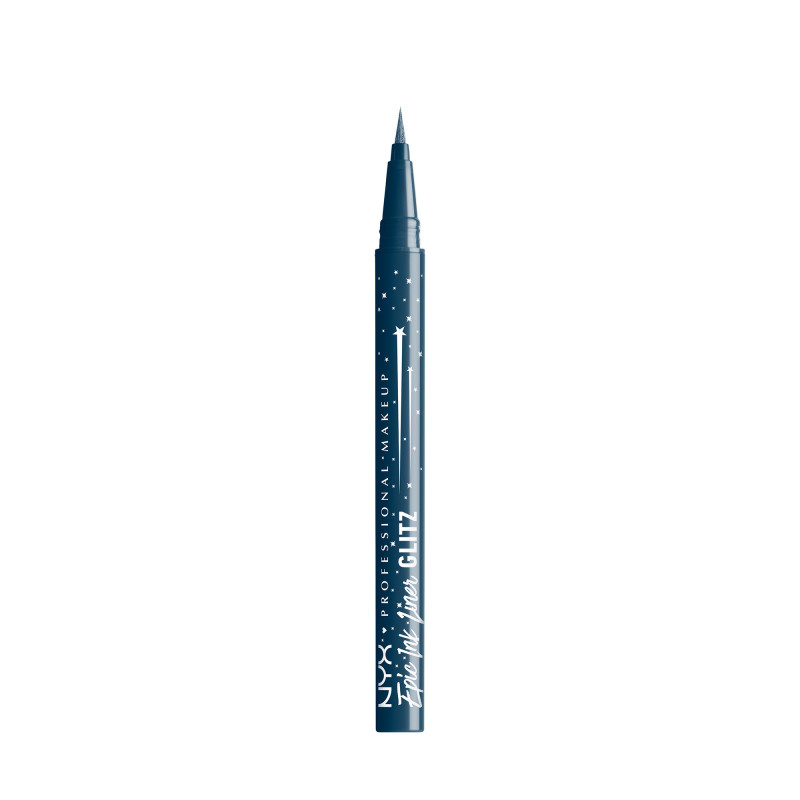 Eyeliner EPIC INK GLITZ Denim Dazzle - précision, éclat bleu métallique
