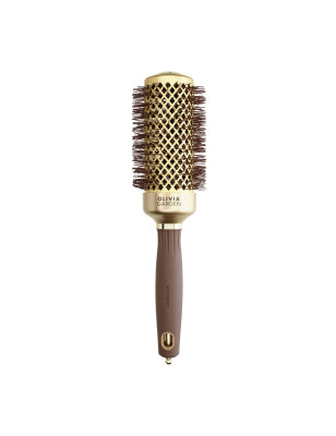 Brosse brushing ronde Expert Blowout Shine Wavy Bristles Gold&Brown 45mm