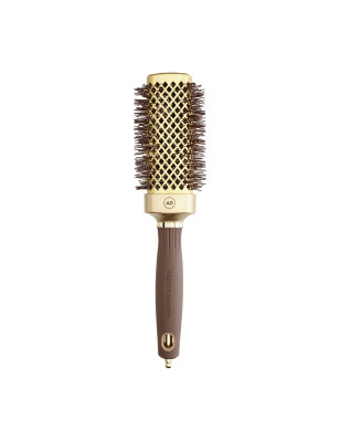 Brosse brushing Expert Blowout Straight Wavy Bristle Gold&Brown 40mm