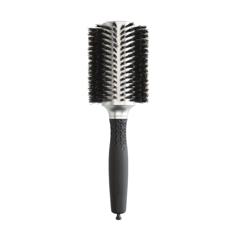 Brosse brushing ronde Expert Blowout Soft Boar Bristles Silver 40mm