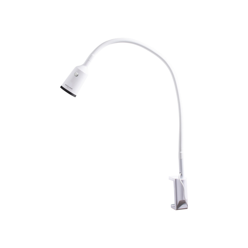 Lampe LED Peggy Pro Flash - éclairage précis, col flexible, pince stable Lampe LED Peggy Pro Flash - éclairage précis, col flexible, pince stable
