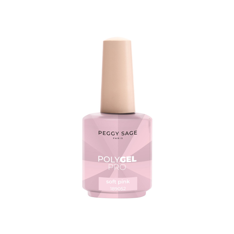 Polygel liquide Soft Pink - texture fluide, modelage précis, rendu naturel