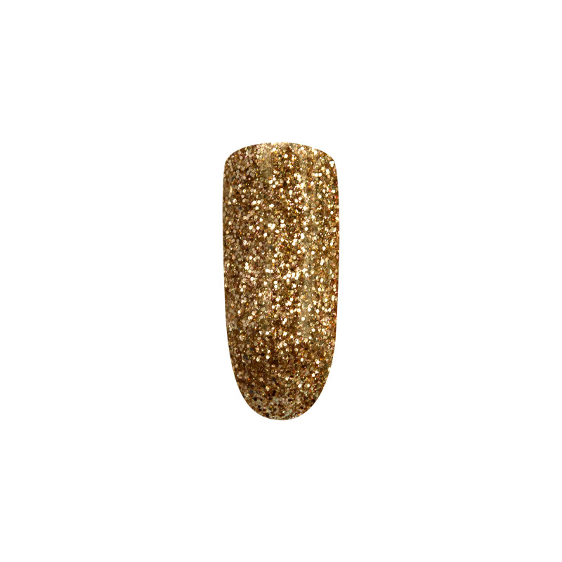 Vernis semi-permanent I-LAK Sequins - paillettes dorées, effet festif