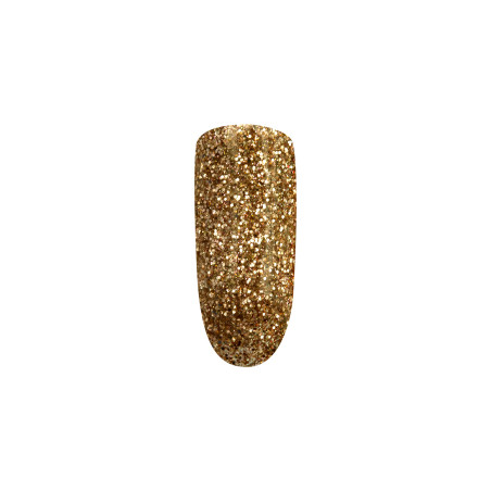 Vernis semi-permanent I-LAK Sequins - paillettes dorées, effet festif