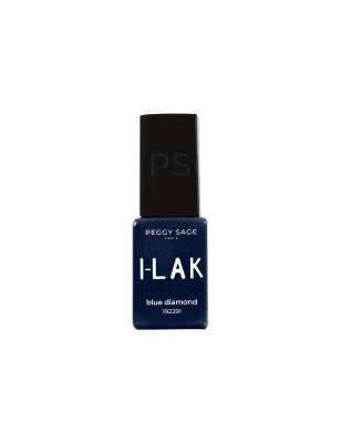 Vernis semi-permanent I-LAK Blue Diamond - bleu nuit scintillant