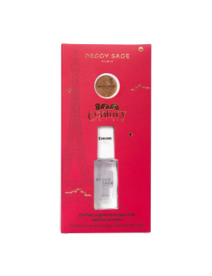 Coffret pigment nail art et top coat chrome - édition CENTURY
