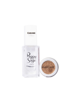 Coffret pigment nail art et top coat chrome - édition CENTURY