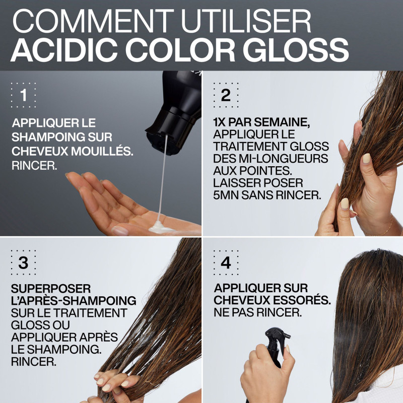 Après-shampoing nourrissant Acidic Color Gloss