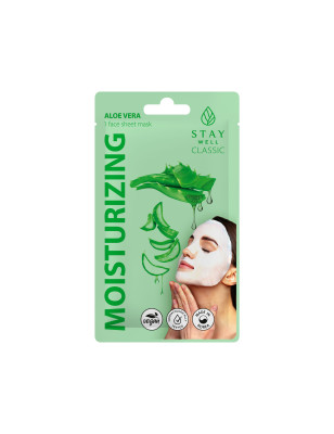 Masque visage Aloe Vera Moisturizing - hydratation, apaisement, fraîcheur