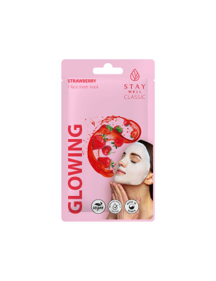 Masque visage Strawberry Glowing - éclat, hydratation, effet bonne mine