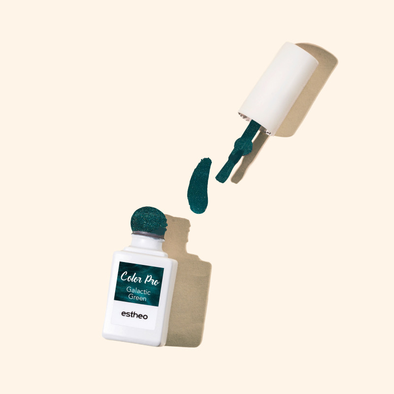 Vernis semi-permanent Color Pro 45 Galactic green Vernis semi-permanent Color Pro 45 Galactic green