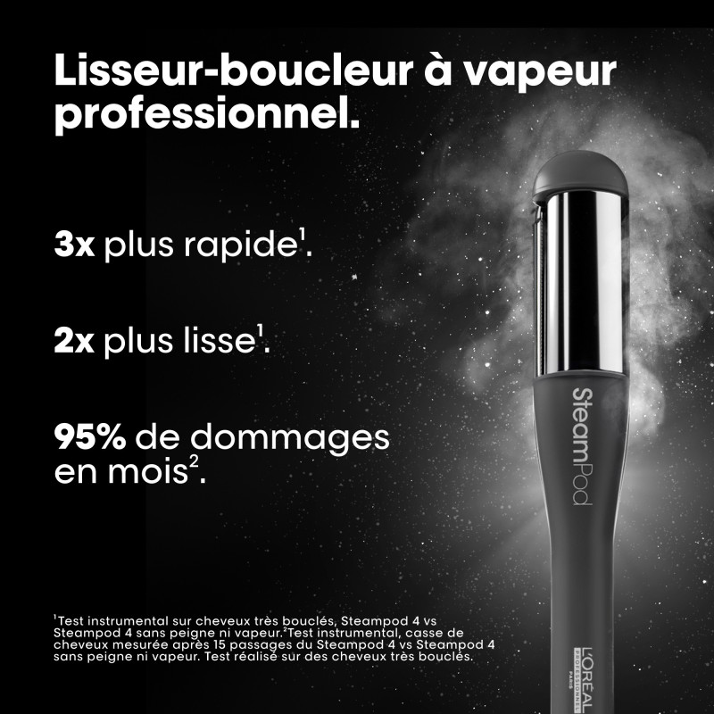 Lisseur-boucleur vapeur professionnel SteamPod 4 Meteora édition limitée