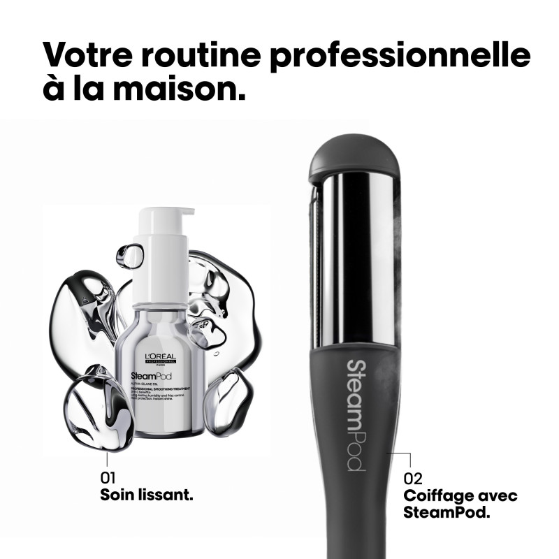 Lisseur-boucleur vapeur professionnel SteamPod 4 Meteora édition limitée