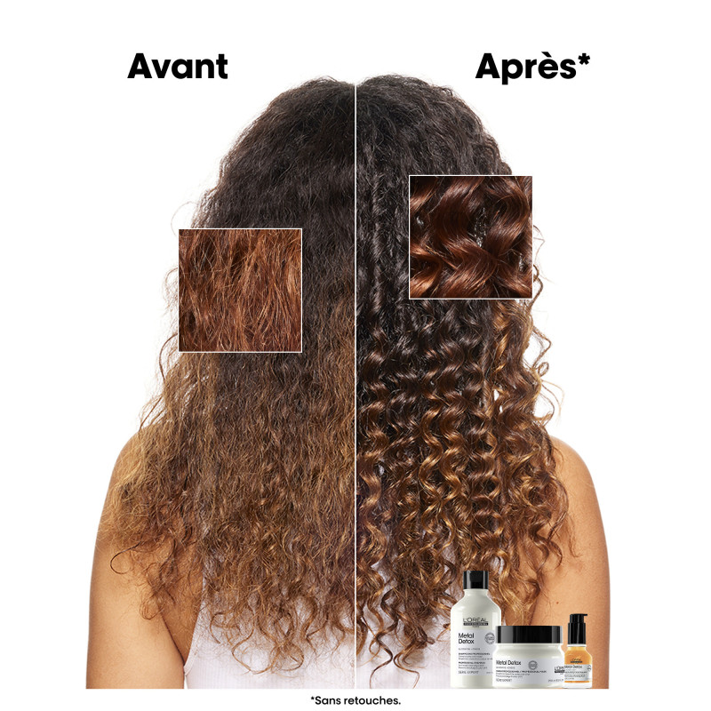 Coffret trio capillaire Metal Detox  - brillance, protection, anti-casse