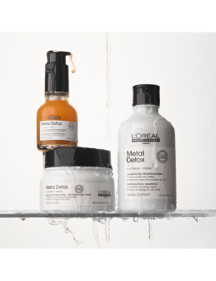 Coffret trio capillaire Metal Detox  - brillance, protection, anti-casse
