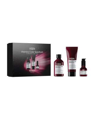 Coffret capillaire trio Vitamino Color Spectrum - éclat, protection, brillance