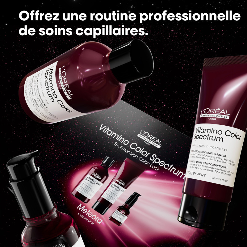 Coffret capillaire trio Vitamino Color Spectrum - éclat, protection, brillance