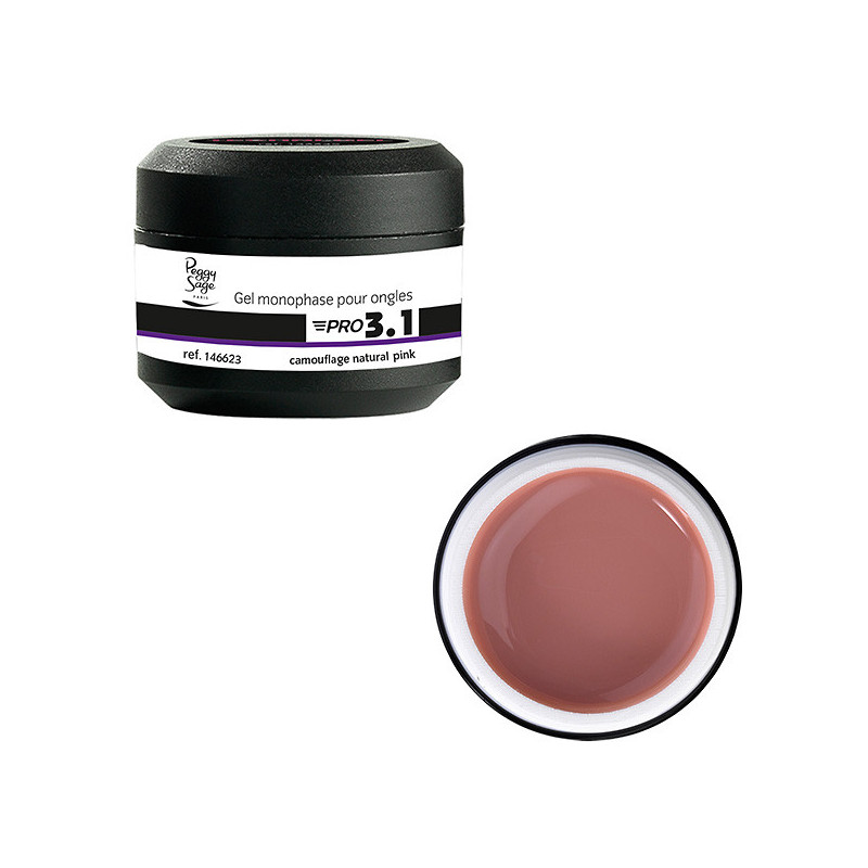 Gel de construction 3 en 1 Pro 3.1 Camouflage natural pink 15g Gel de construction 3 en 1 Pro 3.1 Camouflage natural pink 15g