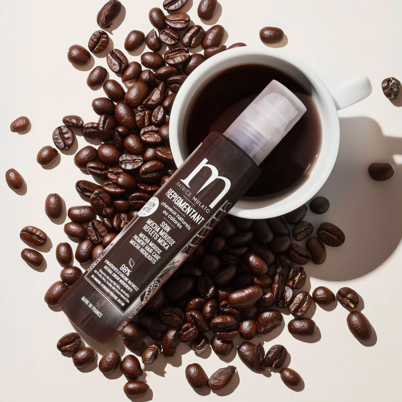 Soin repigmentant Mocha mousse - reflets Moka, éclat naturel, nutrition Soin repigmentant Mocha mousse - reflets Moka, éclat naturel, nutrition