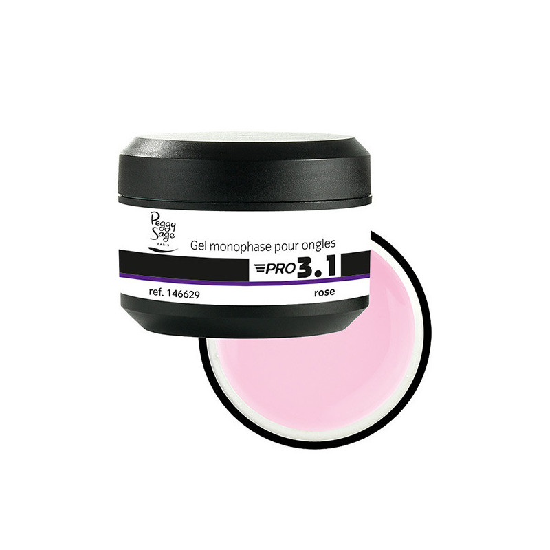 Gel de construction 3 en 1 Pro 3.1 Rose 50g Gel de construction 3 en 1 Pro 3.1 Rose 50g