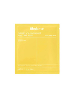 Masque visage Radiant Vita Niacinamide – éclat, uniformité, éclat vitaminé