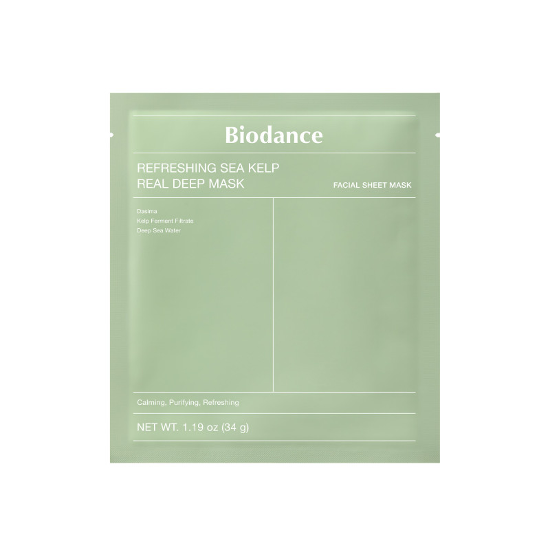 Masque visage Refreshing Sea Kelp – apaisant, purifiant, rafraîchissant