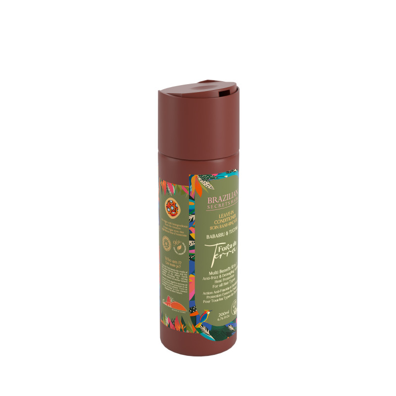 Soin sans rinçage multi-bénéfices Força Da Terra - tous types de cheveux  200ml