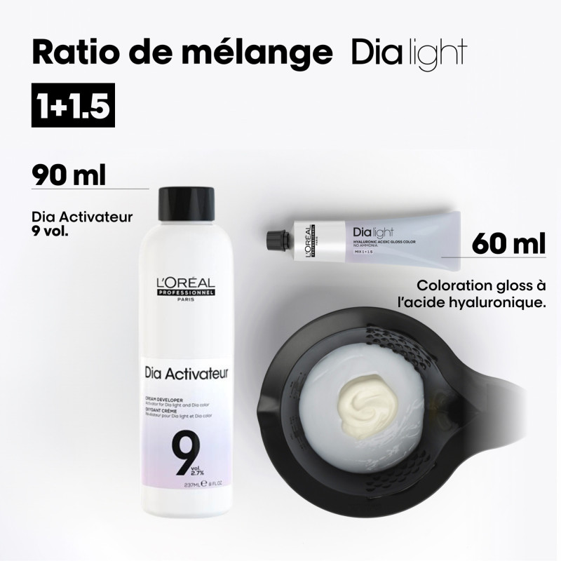 Révélateur Dia Activateur 9 vol. / 2.7 % pour Dia Light et Dia Color Révélateur Dia Activateur 9 vol. / 2.7 % pour Dia Light et Dia Color
