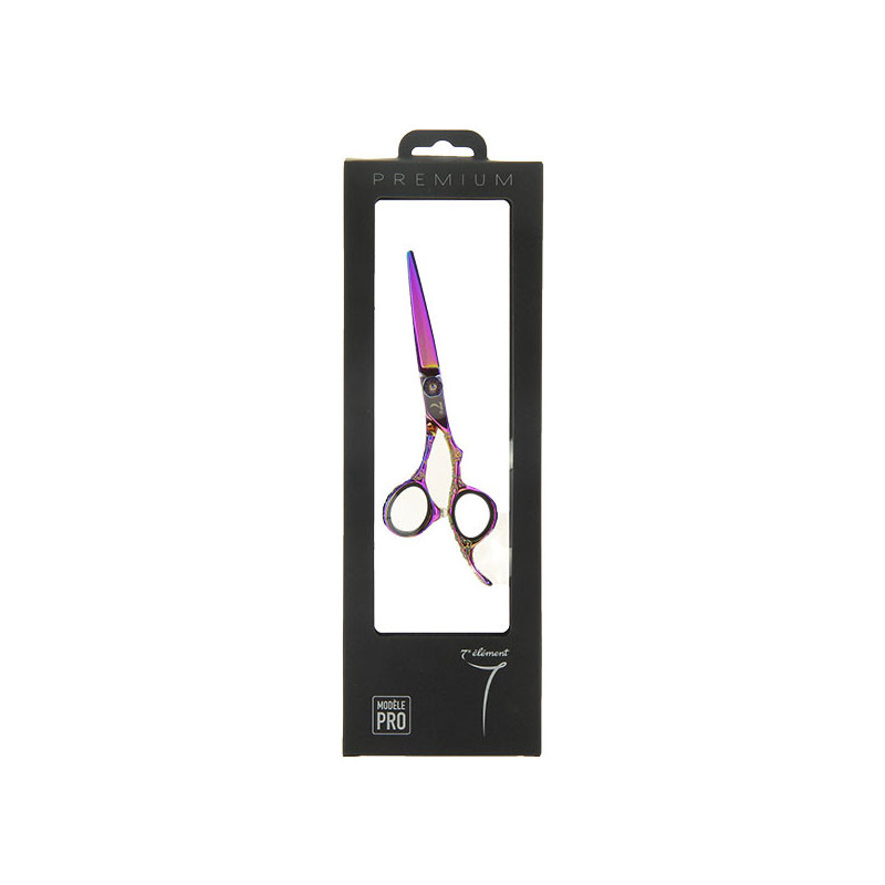 Ciseaux de coupe offset Rainbow chromé 5.5 Ciseaux de coupe offset Rainbow chromé 5.5