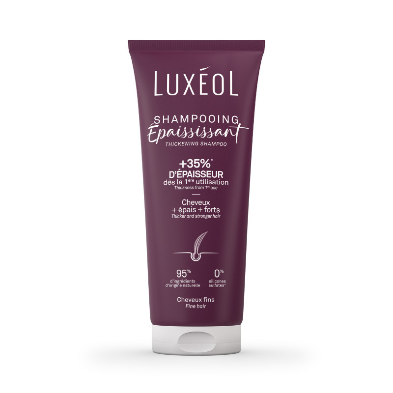Shampooing Épaississant – +35% épaisseur, cheveux plus forts